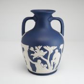 Wedgwood Deep Blue Jasperware Portland Vase
