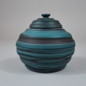 Wedgwood Solid Agate Jasperware Tobacco Jar with Metal Liner