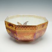 Wedgwood Fairyland Lustre Octagonal Bowl, Butterflies Z4827