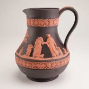 Wedgwood Black Basalt and Terracotta Jasperware Pitcher