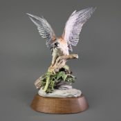 Cybis Porcelain Sculpture, Kestrel