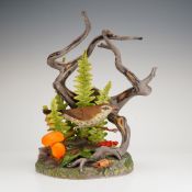 Boehm Porcelain Figurine, Northern Water Thrush 490