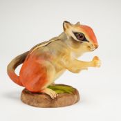 Boehm Porcelain Figurine, Sitting Chipmunk 400-84