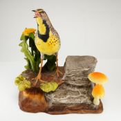 Boehm Porcelain Figurine, Meadowlark 435