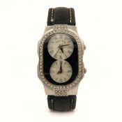Philip Stein Teslar Diamond Mother-of-Pearl Quartz Watch