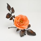 Boehm Porcelain and Bronze Sculpture, Dearest Rose 131