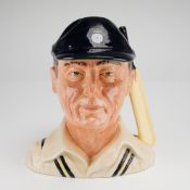 Royal Doulton Small Character Jug, The Hampshire Cricketeer D6739