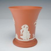 Wedgwood Rosso Antico Jasperware Flared Vase