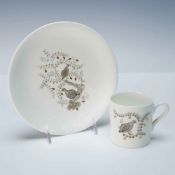 A Wedgwood 'Partridge In A Pear Tree' Bone China Cup and Saucer Set