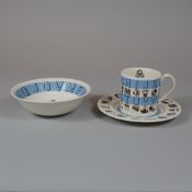 3pc Wedgwood for Martha Stewart Alphabet Nursery Ceramic Set