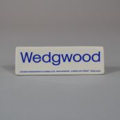 Wedgwood Ceramic Retail Advertising Display Sign
