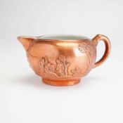 Wedgwood Copper Luster Relief-Molded Creamer
