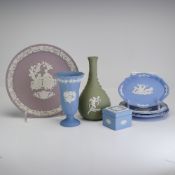 Wedgwood Jasperware Neoclassical and My Valentine Collection, 7 Pieces