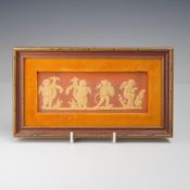 Wedgwood Jasperware Plaque with Putti, Framed