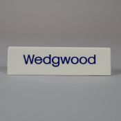Wedgwood Ceramic Dealer Advertising Display Sign