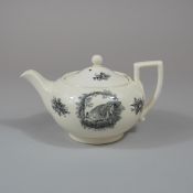 Wedgwood Clovelly Pattern Rex Whistler Design Creamware Teapot