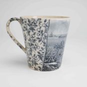 Wedgwood Mayflower Queensware Transfer-Printed Mug