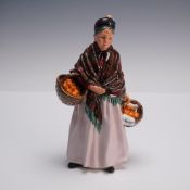Royal Doulton Porcelain Figurine, The Orange Lady HN1759