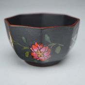 Wedgwood Black Basalt Octagonal Miniature Bowl