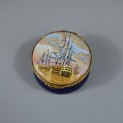 Wedgwood Copper Enamel HMS Victory Trinket Box