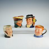4pc Royal Doulton Small Character Jugs