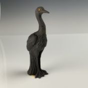 Wedgwood Black Basalt Heron Figurine