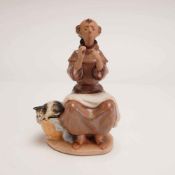 Lladro Gres Porcelain Figurine, Prayerful Stitch 1012205