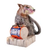Kevin Francis Ceramics Banksy Street Art Collection Irn-Bru Rat Prototyp Figurine