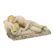 Wedgwood Hand-Painted Pearlware Sculpture of Lucretia