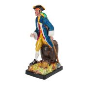 Wedgwood Bone China Figure of Long John Silver, England, circa 1924