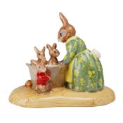 Royal Doulton Rare Prototype Bunnykins Bathnight Figurine