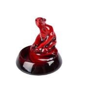 Royal Doulton Flambe Dish, Polar Bear