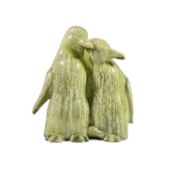 Royal Doulton Experimental Figurine, Penguins HN103