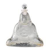 Baccarat Clear Crystal Houbigant Subtilite Buddha Perfume Bottle