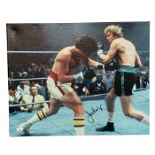 Jon Voight Autographed Color Canvas Print from the film The Champ JSA cert.