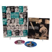 4pc New York Yankees and Major League Baseball Memorabilia, Mickey Mantle & Thurman Munson
