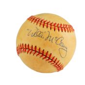 Willie McCovey Autographed Rawlings Official National League Baseball, PSA/DNA Authenticated