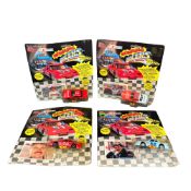 4pc Racing Champions NASCAR Die Cast Stock Cars with Collectors Card