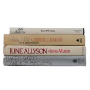 4 Hollywood Biographies Hardcover Books