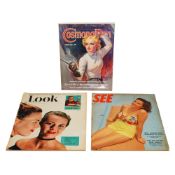 A Trio of Vintage American Periodicals: Cosmopolitan, See, and Look, 1937-1949