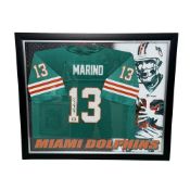 Dan Marino Signed Miami Dolphins Jersey, Framed