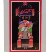 1994 University of Nebraska 200th Sellout Celebration Commemorative Poster