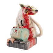 Kevin Francis Ceramics Banksy Street Art Toxic Rat Prototype Figurine