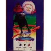 1994 Durham Bulls Final Game Commemorative Poster