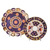 Two Wedgwood Imari Style Porcelain Plates from The Rubin Collection