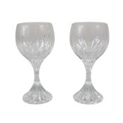 Pair of Baccarat Massena Crystal Wine Glasses