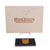 2pc Frederic Remington The American West Book and Proud Indians of the Northwest Postal Stamps