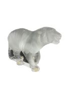 Lalique Frosted Crystal Bengal Tiger Figurine