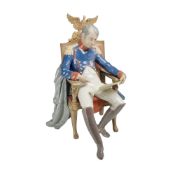 Lladro Porcelain Sculpture, Napolean Planning Battle 1001459