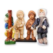 A Group of Decorative Objects, including a Pair of Lee Bortin Originals